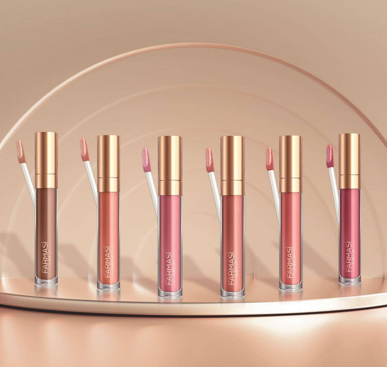 Farmasi Lip Gloss Nudes for all                Rose Fame 06