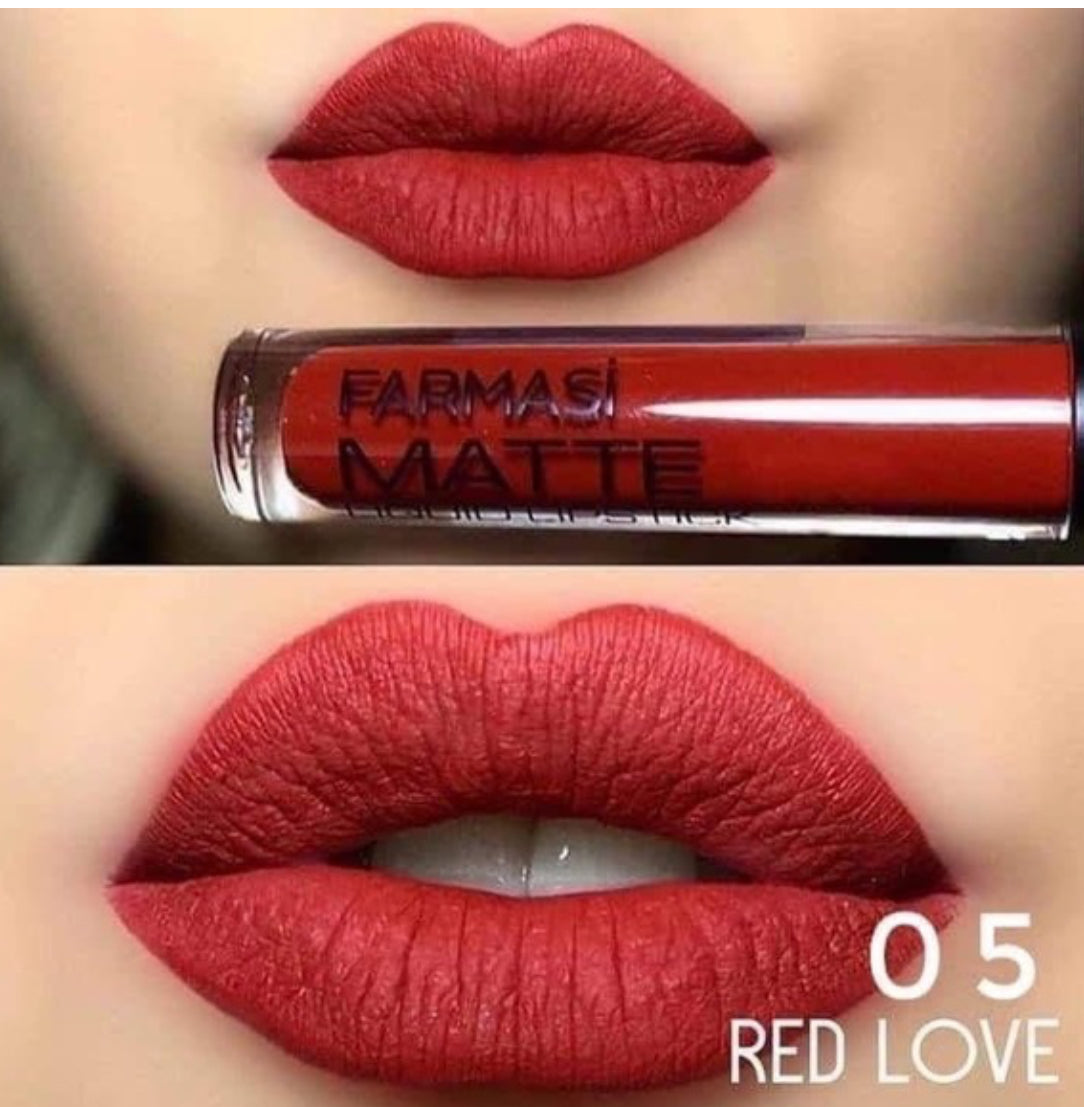 Farmasi Matte Liquit Lipstick Red Love former collection 4ml
